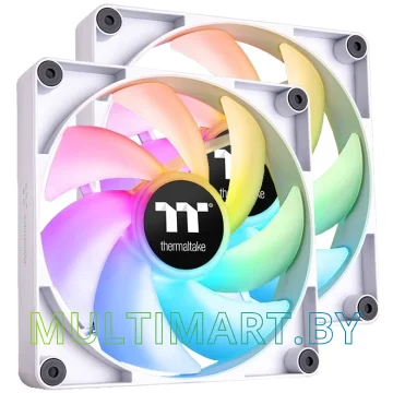 Набор вентиляторов Thermaltake CT140 ARGB White 2-Fan Pack (CL-F154-PL14SW-A) картинка 2